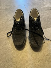 Hogan dark blue suede trainers