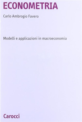 Econometria modelli e - econometria.,