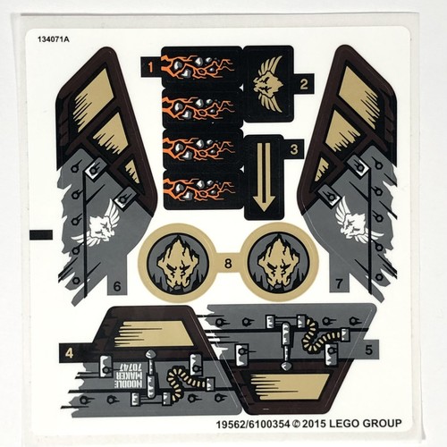 Lego foglio adesivo 70747 - lego,