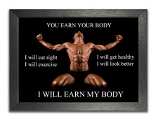 Poster bodybuilding You Earn