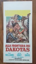 locandina originale ALLA FRONTIERA DEI DAKOTAS riedizione anni 60/70