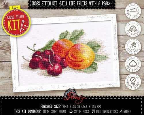 Kit punto croce - , ciliegia