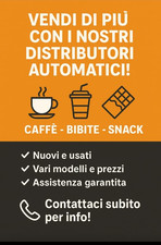 distributori automatici di caffè, bibite e snack