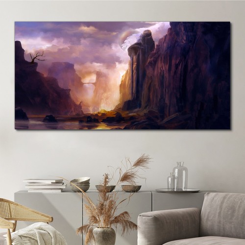 Quadro astratto montagne
