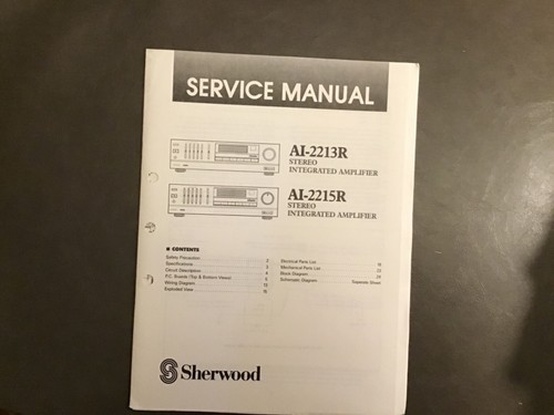 Sherwood 2213r 2215r - sherwood, ai-2213r