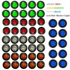 10 Pezzi Mini 3/4" 3 LED