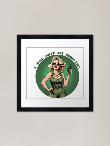 Pin ragazza militare - pin-up,