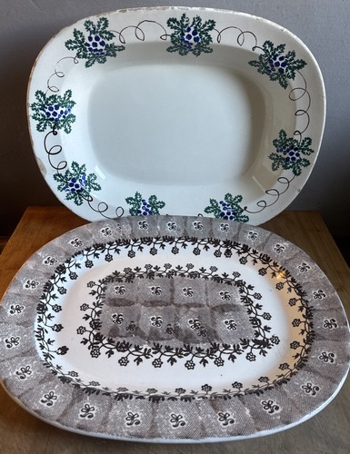 Due grandi piatti - due, ceramica