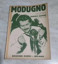 SPARTITO MUSICALE MODUGNO DAL 1953 AL 1962 OTTIME CONDIZIONI