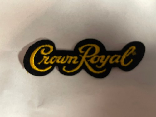 Crown royal patches - crown, (3)