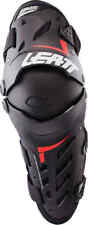 LEATT KNEE GUARD DUAL AXIS Coppia Ginocchiere nera Motocross Enduro Mtb