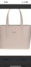 BORSA TOTE BAG FURLA NUOVA GRANDE ARIANA TAN PELLE SAFFIANO APERTA ROSA PIETRA DI LUNA $490