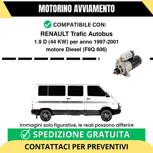 Motorino avviamento renault - motorino,