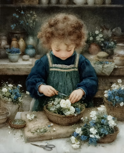 Stampa artistica 8x10 bambina