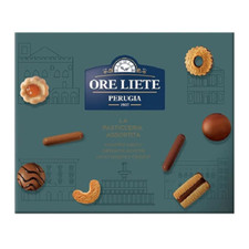 Ore Liete Biscotti Pasticceria Assortita 350g Scatola Regalo Astuccio Cioccolato