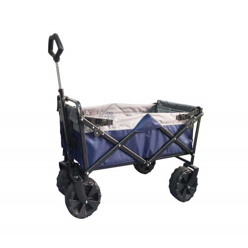 Carrello blu tessuto - carrello,