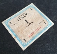 WW2 British Army 1 Lire Bank