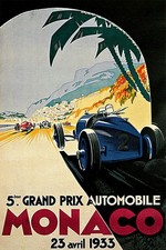 365002 Monaco 1933 Poster