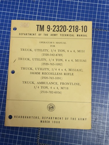 2320 218 10 - tm, operator