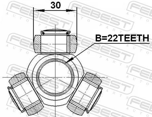 Per febest 2716 - 2716-440, tripoide