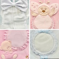 Fiocco nascita da ricamare con