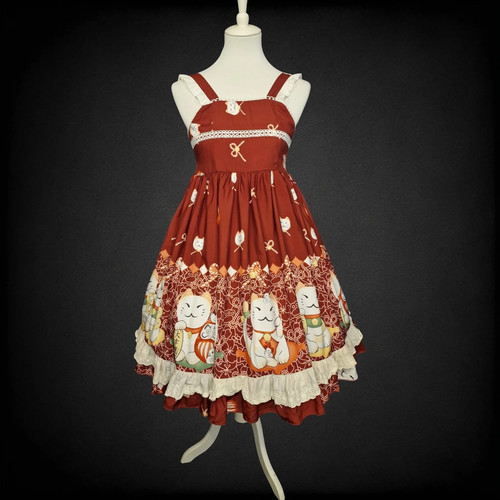 Abito kawaii lolita gatto - abito,