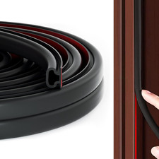 10 M Guarnizione Finestra, Guarnizione Porta Blindata, Autoadesivo Impermeabile 