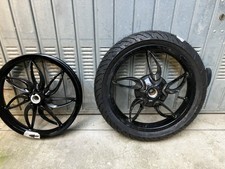 CERCHIO CERCHIONE ANTERIORE + POTERIORE GOMMA NUOVA  SCARABEO 50/100