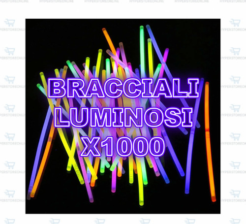 1000 braccialetti luminosi - 1000,