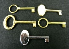 Lotto 5 CHIAVE PER MOBILI ante cassetto serratura color oro argento femmina