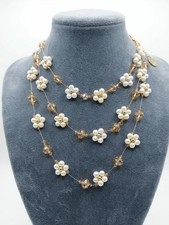 Collana lunga multifilo fatta - collana,