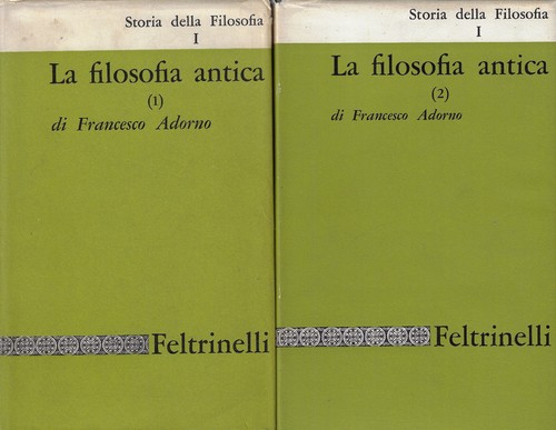 Adorno la filosofia antica - adorno:,