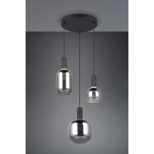 Lampadario moderno nero - , con