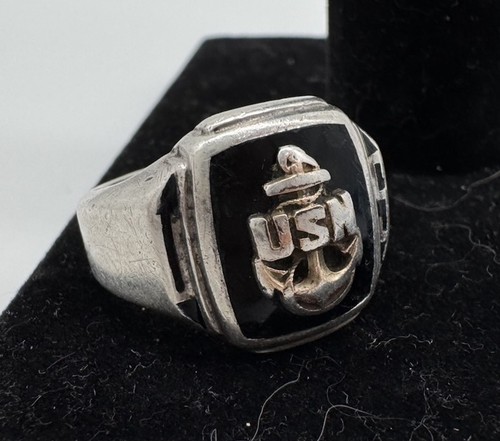 Anello vintage uomo - wwii, usn