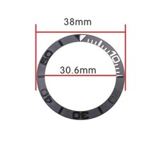 1 PZ Anello Orologio Nero 38