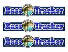 3 Adesivi Bass Tracker Barca