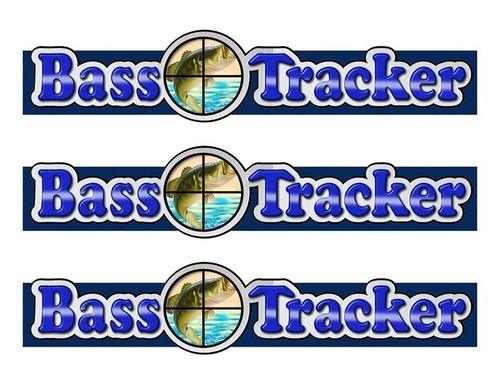 Adesivi bass tracker barca - tracker,