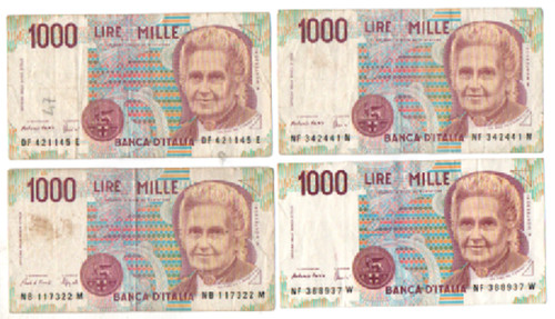 1000 lire mille - bn, 02