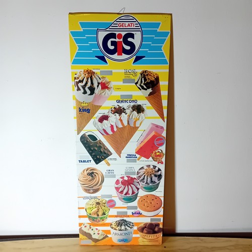 Insegna tabella gelati gis - insegna,
