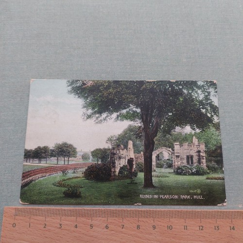 Vintage postcard ruins - postcard,