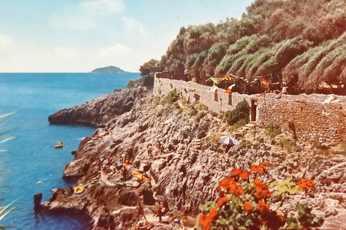 Cartolina camping di - -,