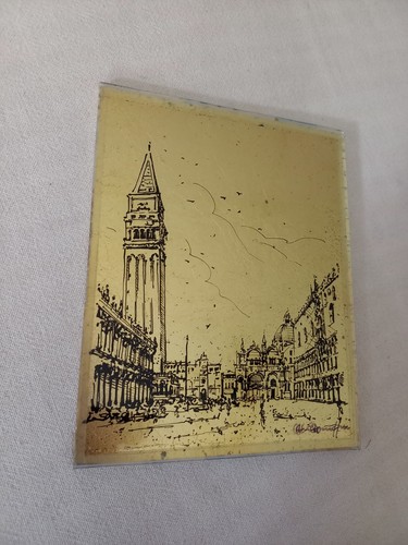 Quadretto vintage piazza san - vintage,