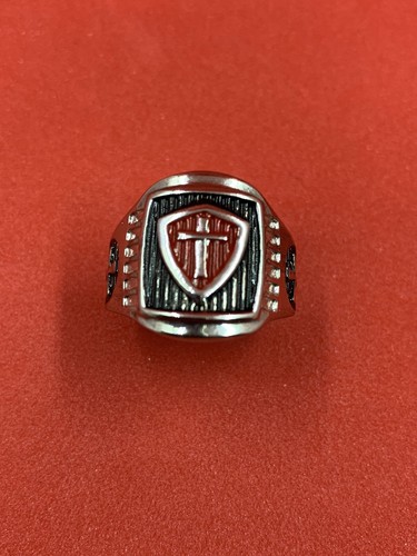 Templar croce argento anello - croce,