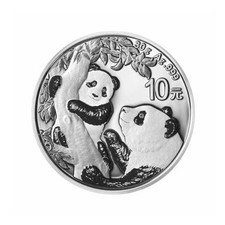 CINA PANDA 30 GRAMMI MONETA