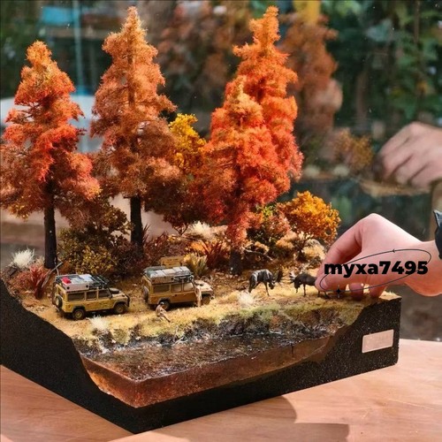 Diorama foresta sequoia - diorama,