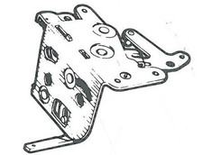 PER FIAT UNO 5 PORTE SERRATURA INTERNO PORTA SX RICAMBI D'EPOCA 