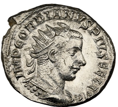 Moneta gordiano iii - iii, ad