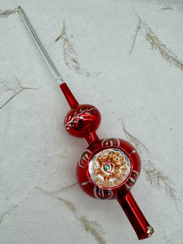 Topper albero rosso vintage