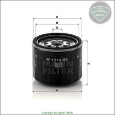 W1114/80 Filtro olio