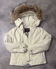 Woolrich 8 anni,  beige, con cappuccio rimovibile